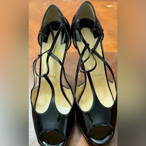 Christian Louboutin Black Patent Heels - Picture 5 of 9